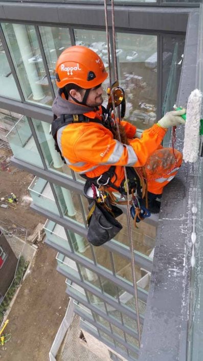 Rappel IRATA Industrial Rope Access and Abseiling Services - Building Cleaning, Post Construction Cleaning, Post Build Cleaning and Window Cleaning London