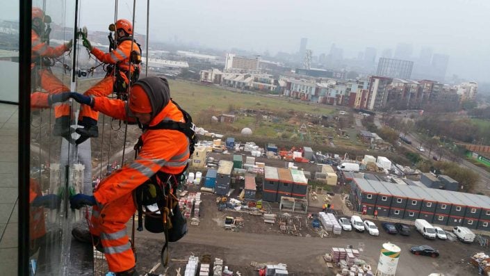 Rappel IRATA Industrial Rope Access and Abseiling Services - Building Cleaning, Post Construction Cleaning, Post Build Cleaning and Window Cleaning London