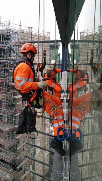 Rappel IRATA Industrial Rope Access and Abseiling Services - Building Cleaning, Post Construction Cleaning, Post Build Cleaning and Window Cleaning London