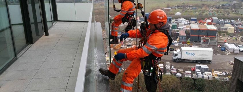 Rappel IRATA Industrial Rope Access and Abseiling Services - Building Cleaning, Post Construction Cleaning, Post Build Cleaning and Window Cleaning London