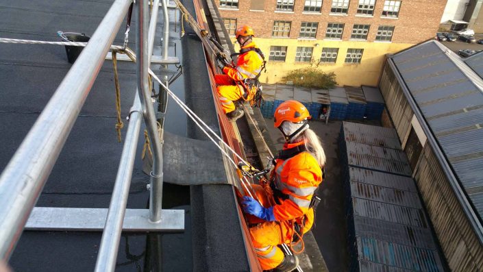 Rappel IRATA Industrial Rope Access and Abseiling Services - Cladding and Gutter Cleaning Manchester