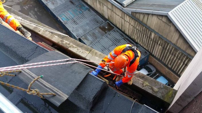 Rappel IRATA Industrial Rope Access and Abseiling Services - Cladding and Gutter Cleaning Manchester