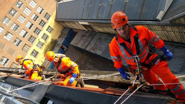 Rappel IRATA Industrial Rope Access and Abseiling Services - Cladding and Gutter Cleaning Manchester