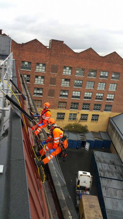 Rappel IRATA Industrial Rope Access and Abseiling Services - Cladding and Gutter Cleaning Manchester