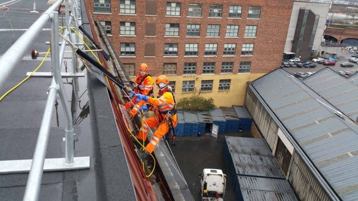 Rappel IRATA Industrial Rope Access and Abseiling Services - Cladding and Gutter Cleaning Manchester