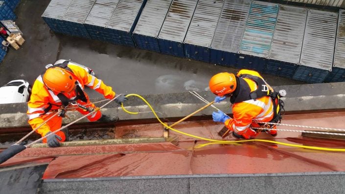 Rappel IRATA Industrial Rope Access and Abseiling Services - Cladding and Gutter Cleaning Manchester