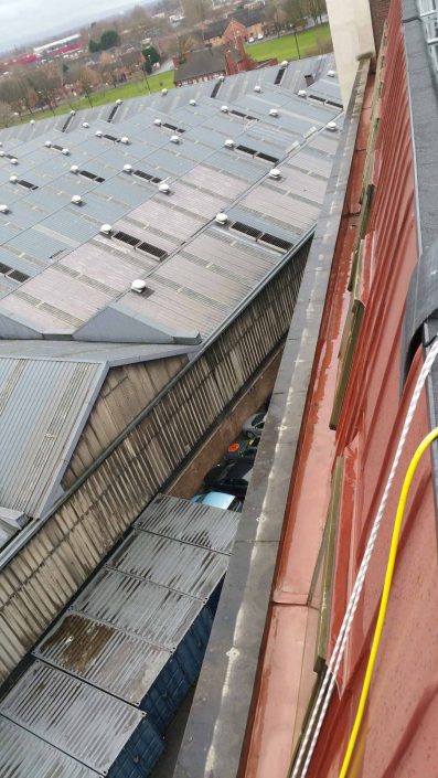 Rappel IRATA Industrial Rope Access and Abseiling Services - Cladding and Gutter Cleaning Manchester