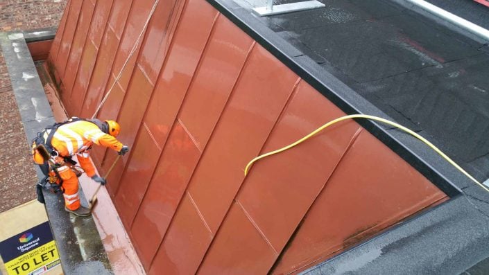 Rappel IRATA Industrial Rope Access and Abseiling Services - Cladding and Gutter Cleaning Manchester