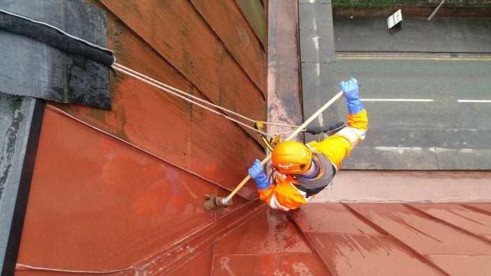 Rappel IRATA Industrial Rope Access and Abseiling Services - Cladding and Gutter Cleaning Manchester