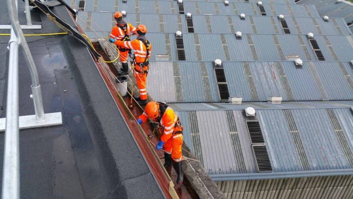 Rappel IRATA Industrial Rope Access and Abseiling Services - Cladding and Gutter Cleaning Manchester