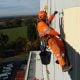 Rappel IRATA Industrial Rope Access Abseiling and MEWP - Signage Removal and Cladding Painting Project