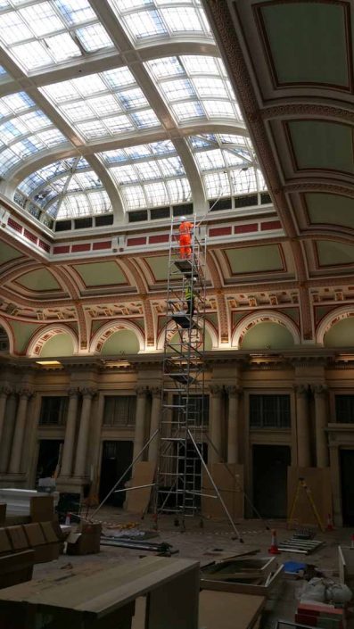 Rappel IRATA and PASMA Tower High Level Atrium Cleaning Works