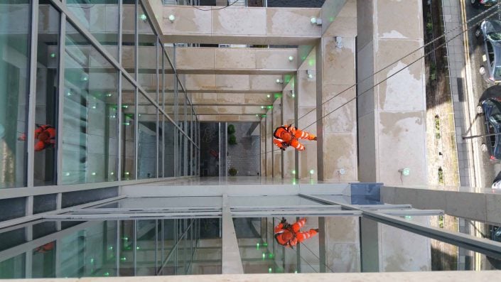 Rappel IRATA Industrial Rope Access Abseil - Post Construction Inspection and Snagging Works Manchester