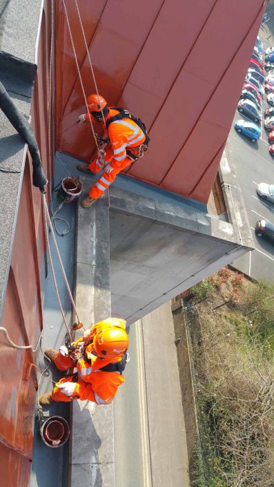 Rappel IRATA Industrial Rope Access and Abseiling Services - Cladding Painting and Coating Manchester