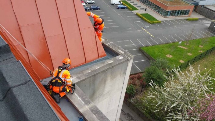 Rappel IRATA Industrial Rope Access and Abseiling Services - Cladding Painting and Coating Manchester
