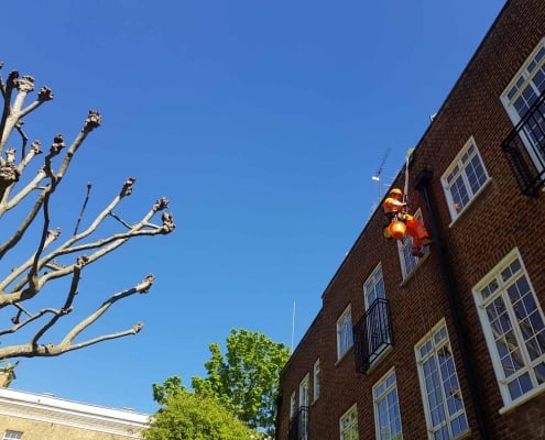 Rappel Rope Access and Abseil Drainage Painting Works London