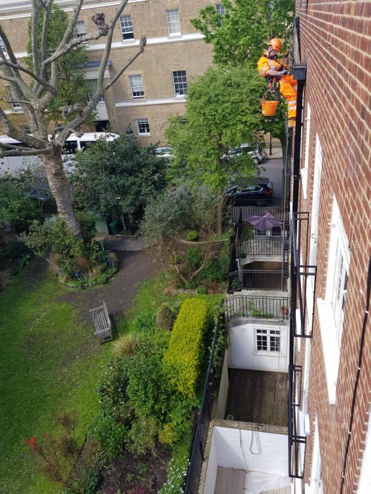 Rappel Rope Access and Abseil Drainage Painting Works London