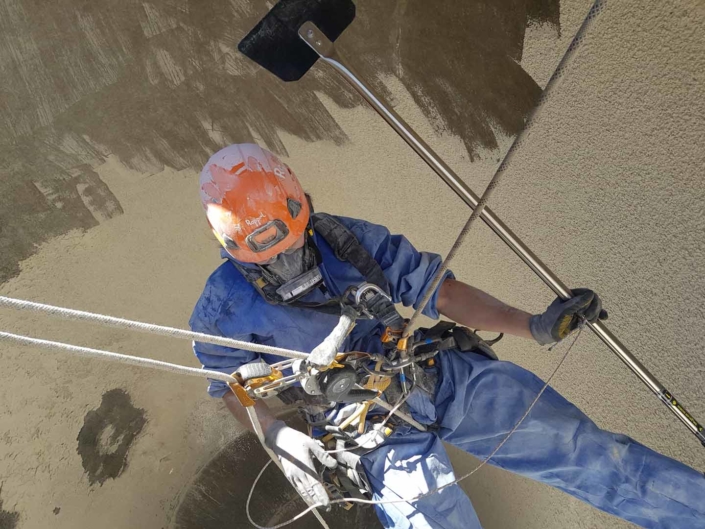 Rappel Rope Access Flour Silo Deep Cleaning Works, Steam / Hot Pressure Wash and Sanitise