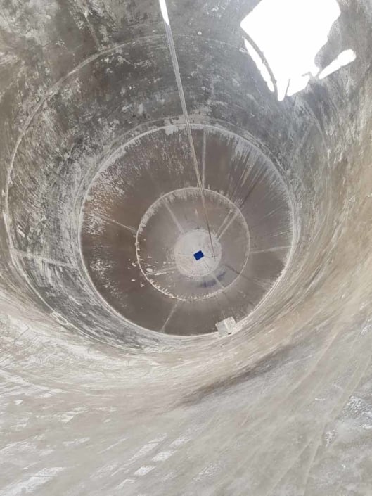 Rappel Rope Access Flour Silo Deep Cleaning Works, Steam / Hot Pressure Wash and Sanitise