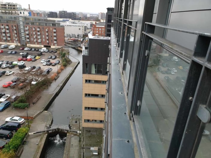 Rope Access Cladding Flashing Installation - Manchester