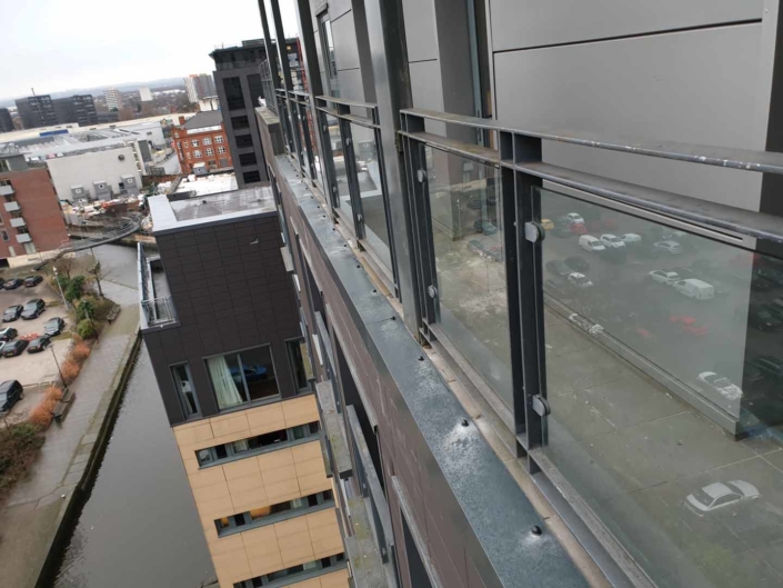 Rope Access Cladding Flashing Installation - Manchester