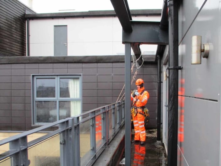 Rope Access Abseil Building Survey & Inspection - Manchester