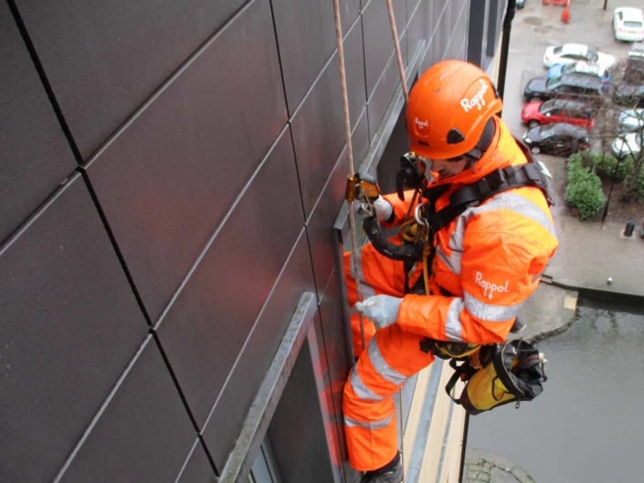 Rope Access Abseil Building Survey & Inspection - Manchester