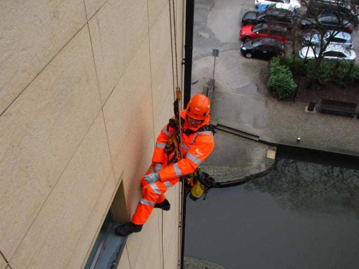 Rope Access Abseil Building Survey & Inspection - Manchester