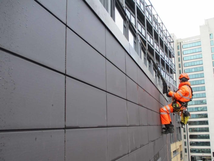 Rope Access Abseil Building Survey & Inspection - Manchester