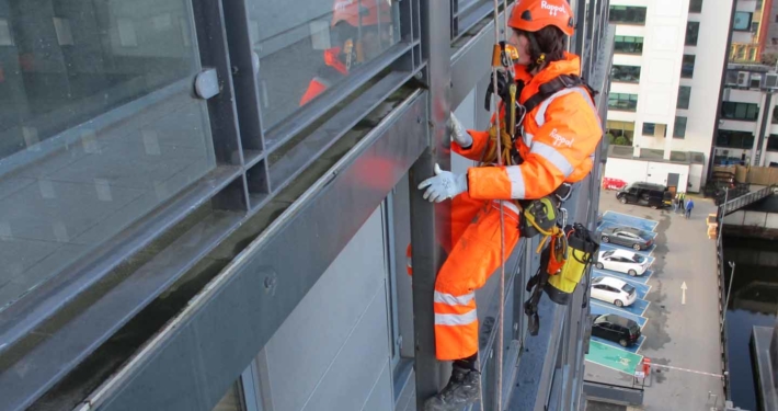 Rope Access Abseil Building Survey & Inspection - Manchester