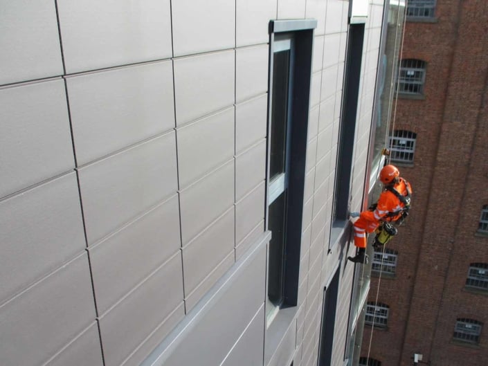 Rope Access Abseil Building Survey & Inspection - Manchester