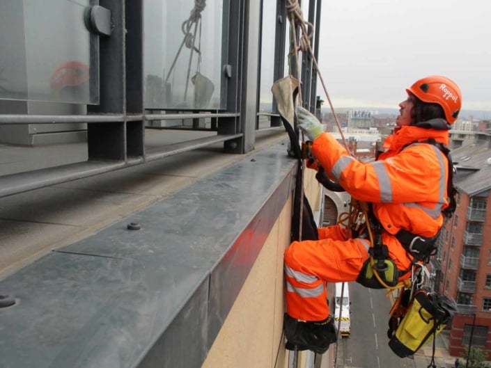 Rope Access Abseil Building Survey & Inspection - Manchester