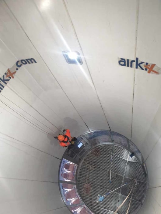 Indoor Wind Tunnel High Level Cleaning - iFLY Manchester