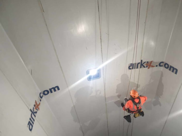 Indoor Wind Tunnel High Level Cleaning - iFLY Manchester