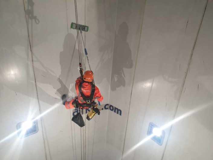 Indoor Wind Tunnel High Level Cleaning - iFLY Manchester