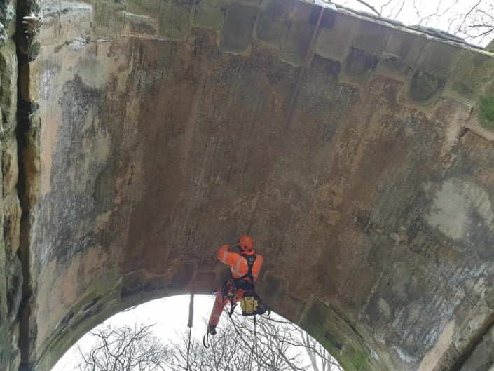 Rope Access Abseil Principal Bridge Inspection - Barnsley