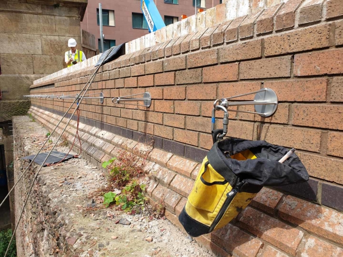 Rope Access Green Wall Installation Works - Manchester