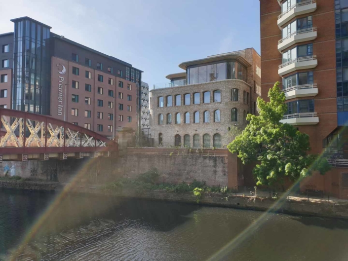 Rope Access Green Wall Installation Works - Manchester