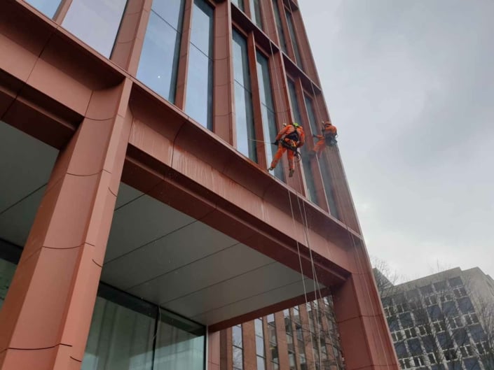 Abseil Façade Cleaning Services - Manchester