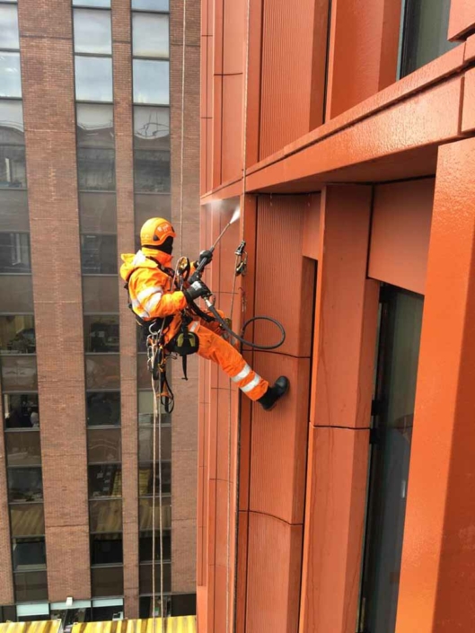 Rope Access Pressure Washing - Manchester