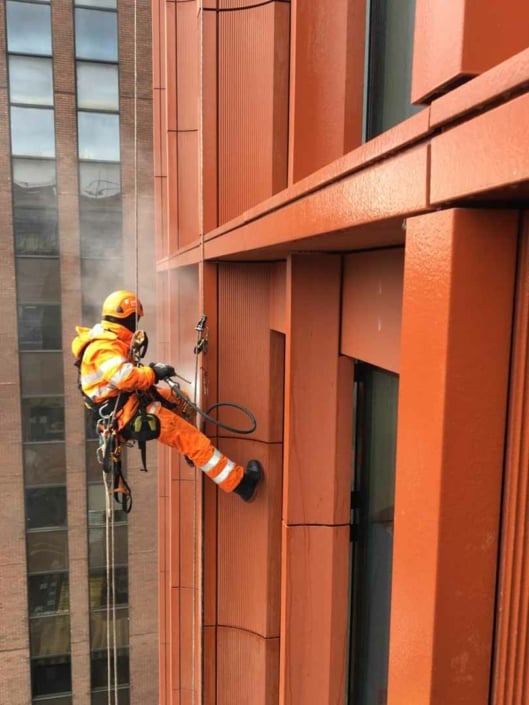 Rope Access Jet Washing - Manchester