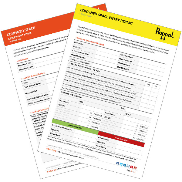 Confined Space Assessment & Permit Documents